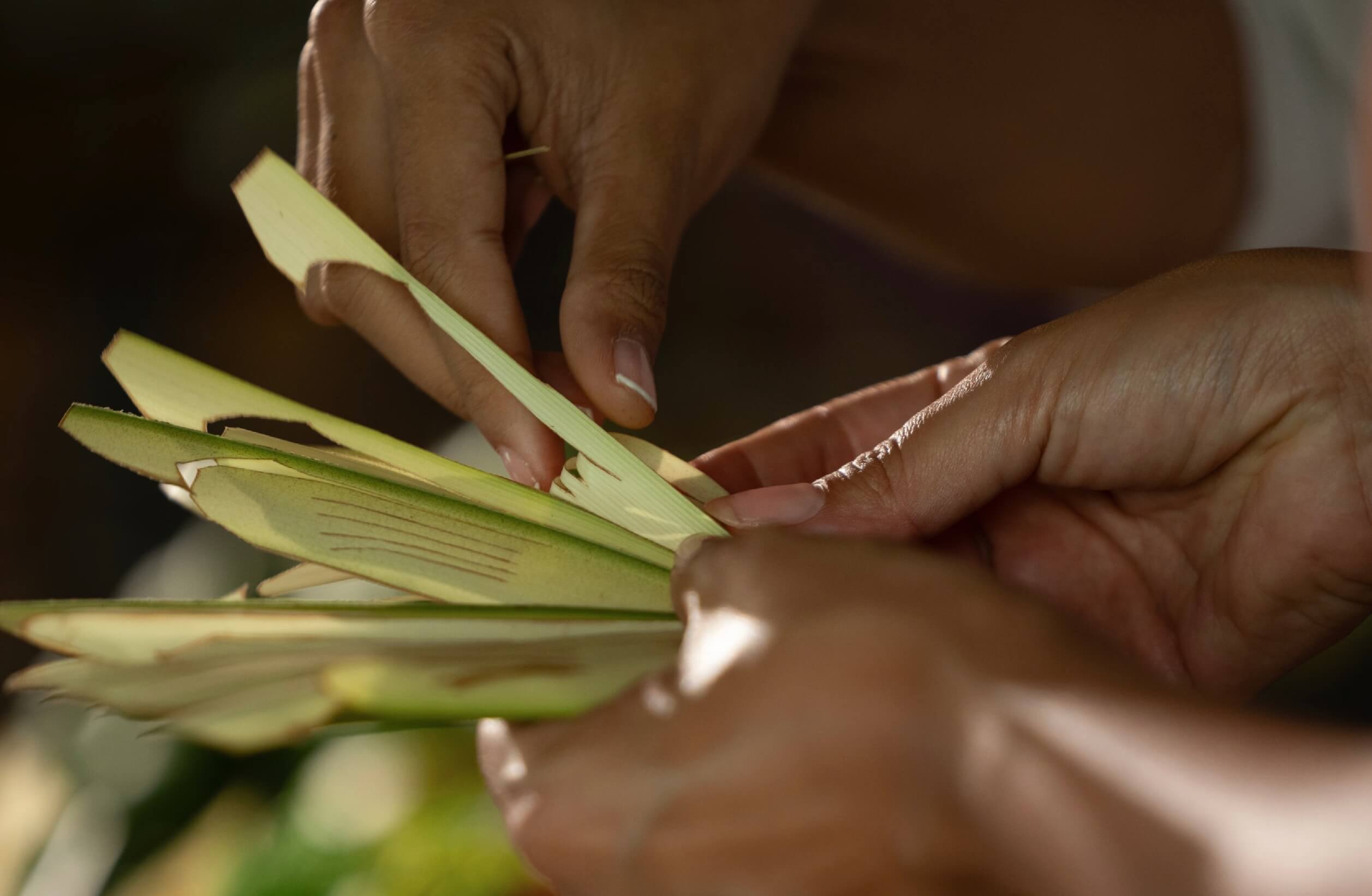Canang Sari Making