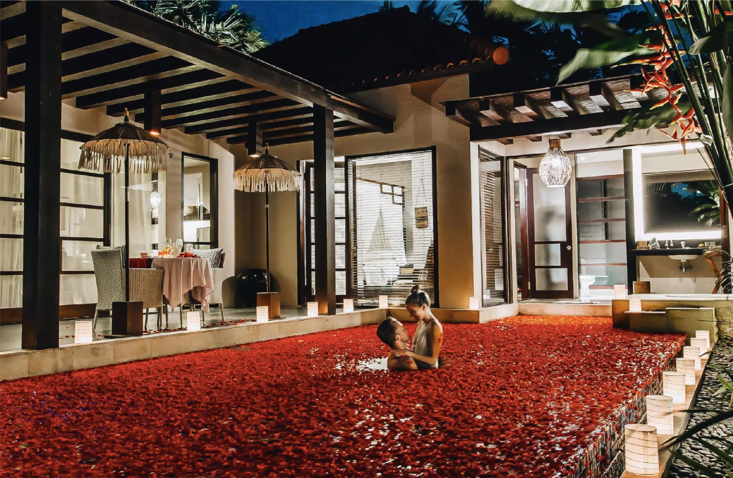 Thousand Flower Romantic Dinner